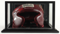 Mike Tyson Signed "Muhammad Ali" Model Everlast Head Gear In Wood Display Case (PSA & Tyson) at PristineAuction.com
