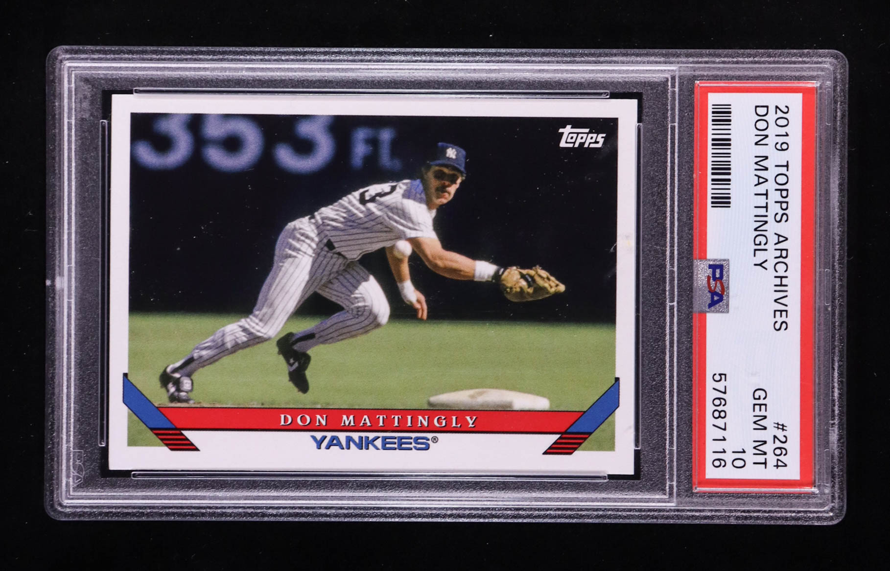 Don Mattingly 2019 Topps Archives #264 (PSA 10) at PristineAuction.com Don Mattingly 2019 Topps Archives #264 (PSA 10) at PristineAuction.com