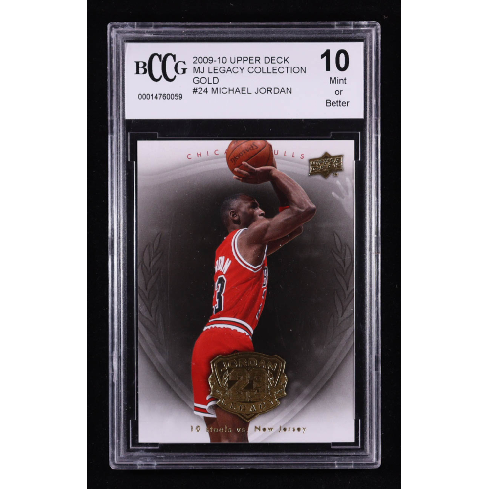 Michael Jordan 2009-10 Upper Deck MJ Legacy Collection Gold #24 (BCCG 10) at PristineAuction.com