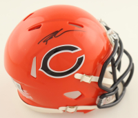 Roschon Johnson Signed Bears Speed Mini Helmet (Beckett) at PristineAuction.com