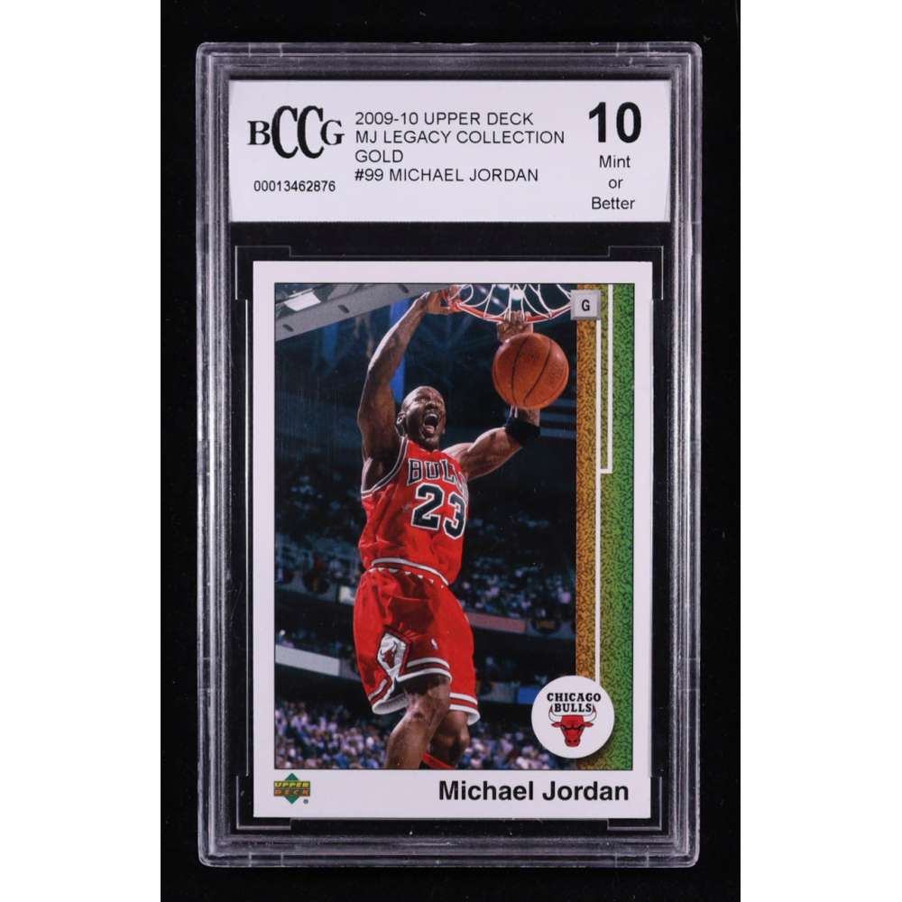 Michael Jordan 2009-10 Upper Deck MJ Legacy Collection Gold #99 (BCCG 10) at PristineAuction.com
