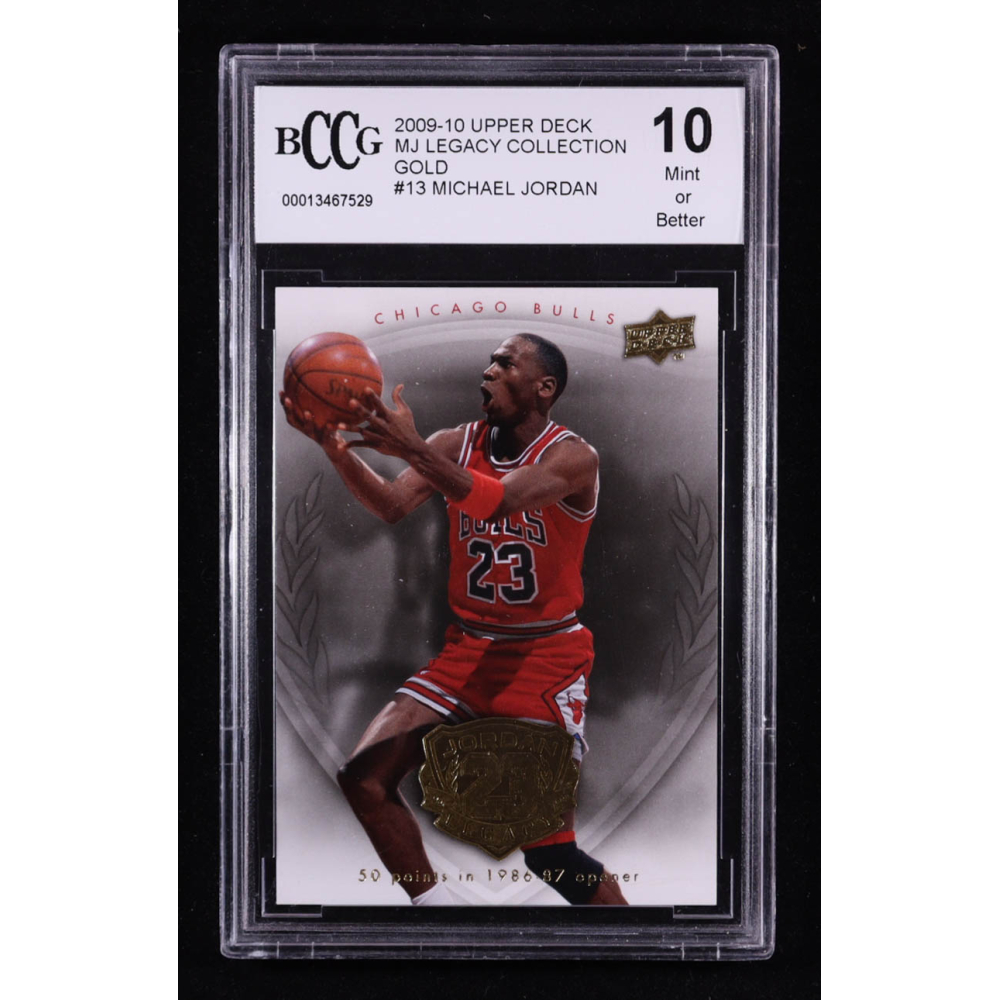Michael Jordan 2009-10 Upper Deck MJ Legacy Collection Gold #13 (BCCG 10) at PristineAuction.com