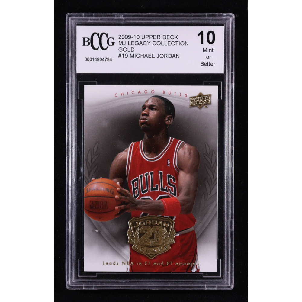 Michael Jordan 2009-10 Upper Deck MJ Legacy Collection Gold #13 (BCCG 10) at PristineAuction.com