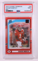 Xavier Worthy 2024 Clearly Donruss #58 RR RC (PSA 10) at PristineAuction.com