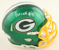 Devonte Wyatt Signed Packers Flash Alternate Speed Mini Helmet (JSA) at PristineAuction.com