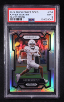 Xavier Worthy 2024 Panini Prizm Draft Picks Prizms Silver #153 RC (PSA 9) at PristineAuction.com