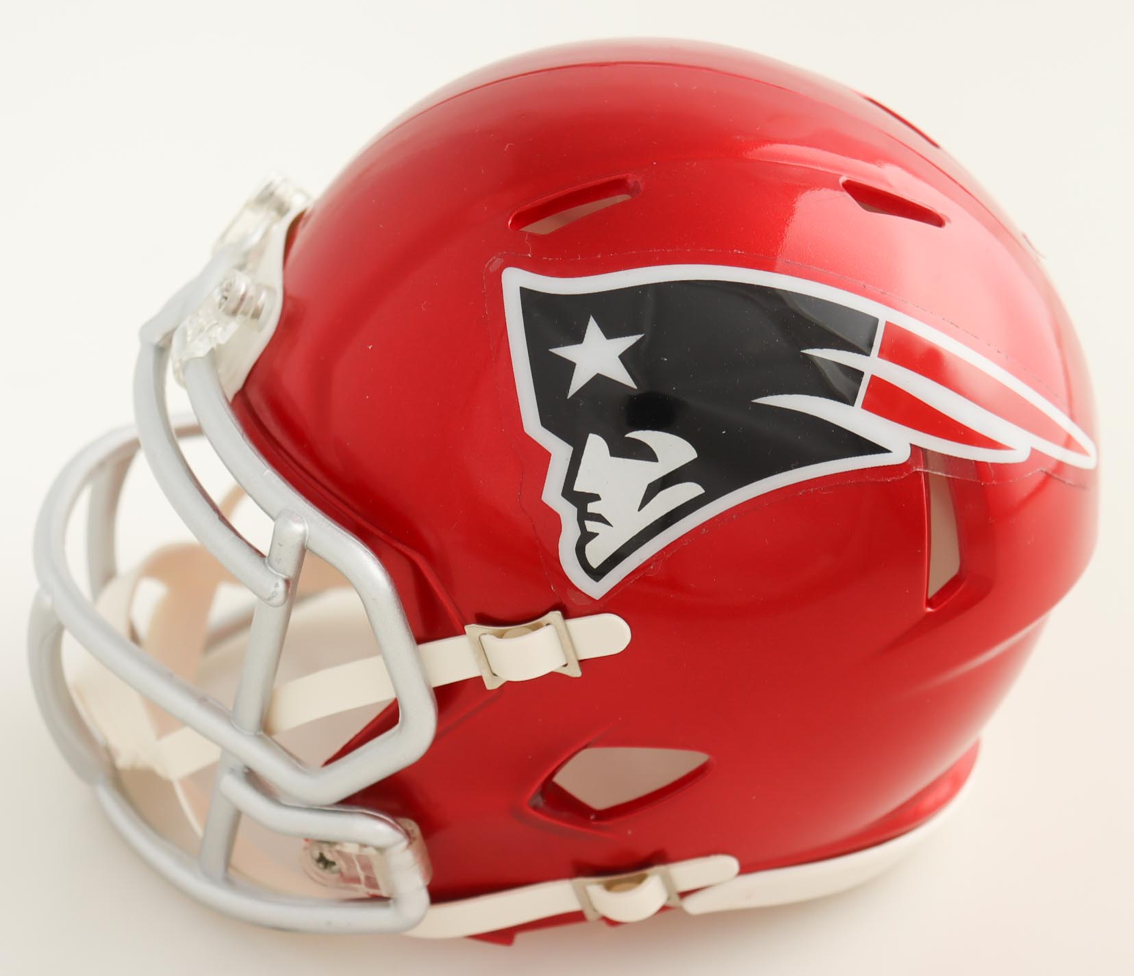 Jonathan Jones Signed Patriots Flash Alternate Speed Mini Helmet (JSA) at PristineAuction.com Jonathan Jones Signed Patriots Flash Alternate Speed Mini Helmet (JSA) at PristineAuction.com