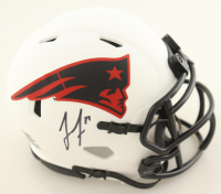 Jonathan Jones Signed Patriots Lunar Eclipse Alternate Speed Mini Helmet (JSA) at PristineAuction.com