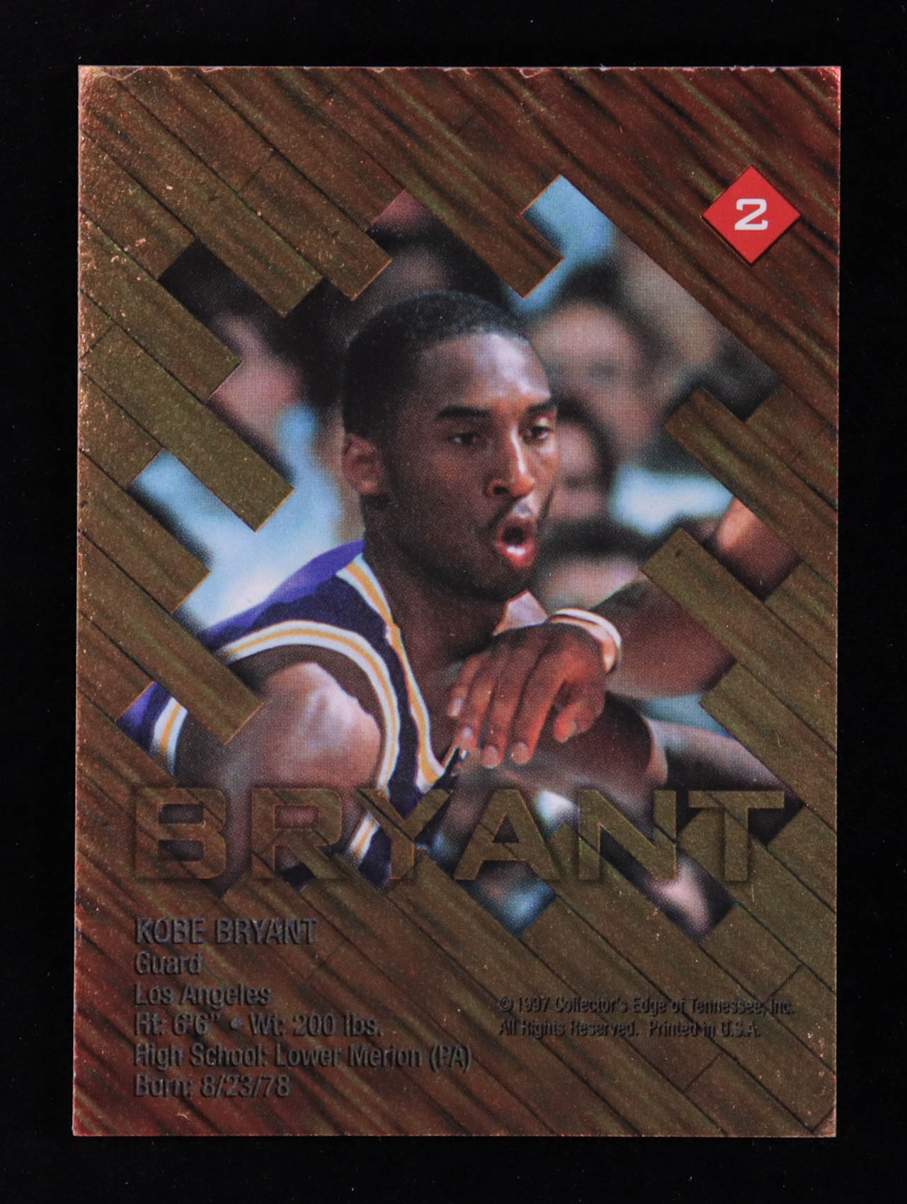 Kobe Bryant 1997 Collector's Edge Game Ball #2 at PristineAuction.com Kobe Bryant 1997 Collector's Edge Game Ball #2 at PristineAuction.com