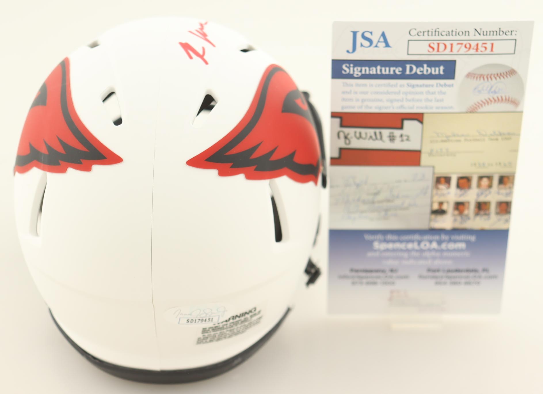 Rondale Moore Signed Cardinals Lunar Eclipse Alternate Speed Mini Helmet (JSA) at PristineAuction.com Rondale Moore Signed Cardinals Lunar Eclipse Alternate Speed Mini Helmet (JSA) at PristineAuction.com