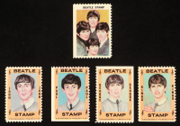 1964 "The Beatles" 5-Stamp Set at PristineAuction.com