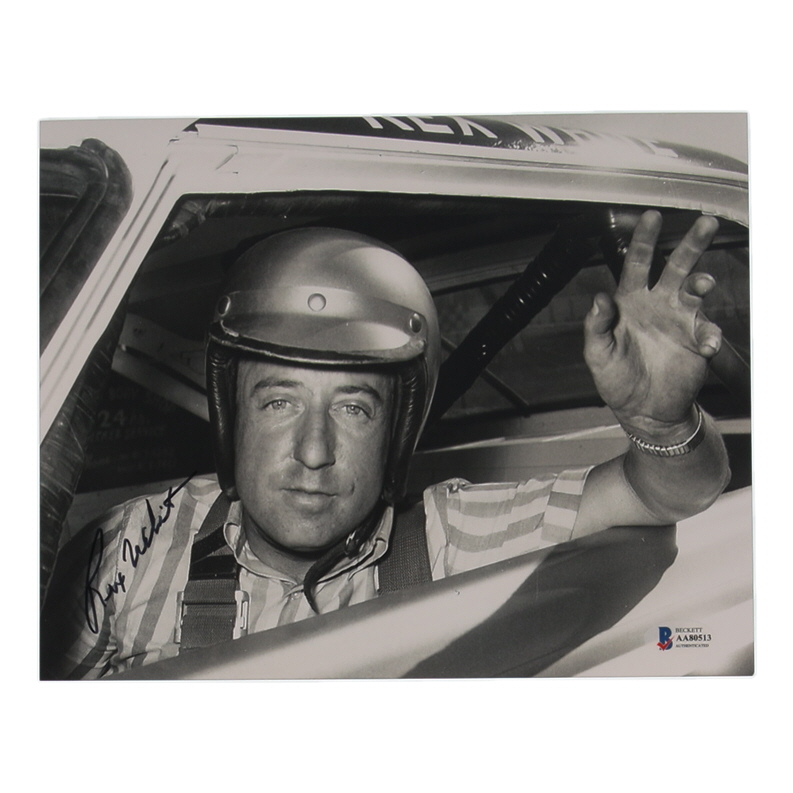 Rex White Signed NASCAR 8x10 Photo (Beckett) at PristineAuction.com Rex White Signed NASCAR 8x10 Photo (Beckett) at PristineAuction.com
