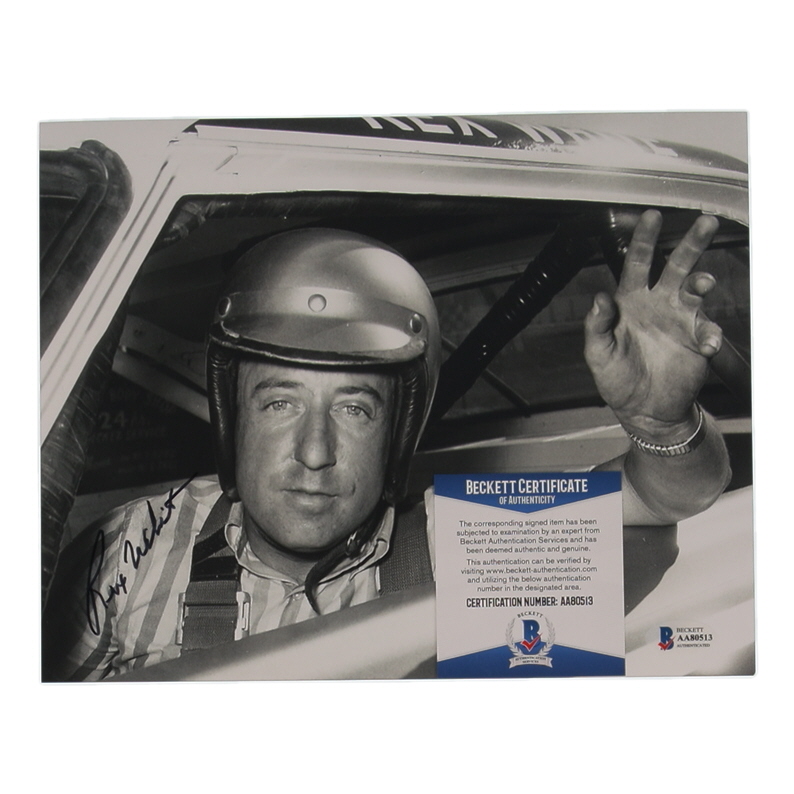 Rex White Signed NASCAR 8x10 Photo (Beckett) at PristineAuction.com Rex White Signed NASCAR 8x10 Photo (Beckett) at PristineAuction.com