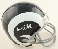 Henry Ellard Signed Rams Throwback Mini Helmet (JSA) at PristineAuction.com