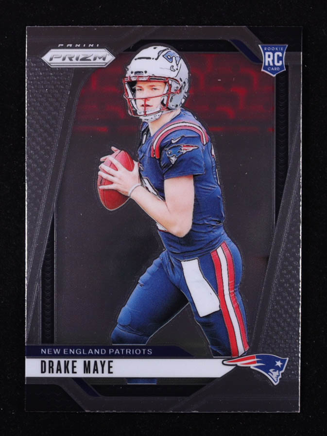 Drake Maye 2024 Panini Prizm #329 RC at PristineAuction.com Drake Maye 2024 Panini Prizm #329 RC at PristineAuction.com