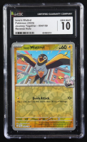 Iono's Wattrel 2025 Pokemon Journey Together #054 (CGC 10) at PristineAuction.com