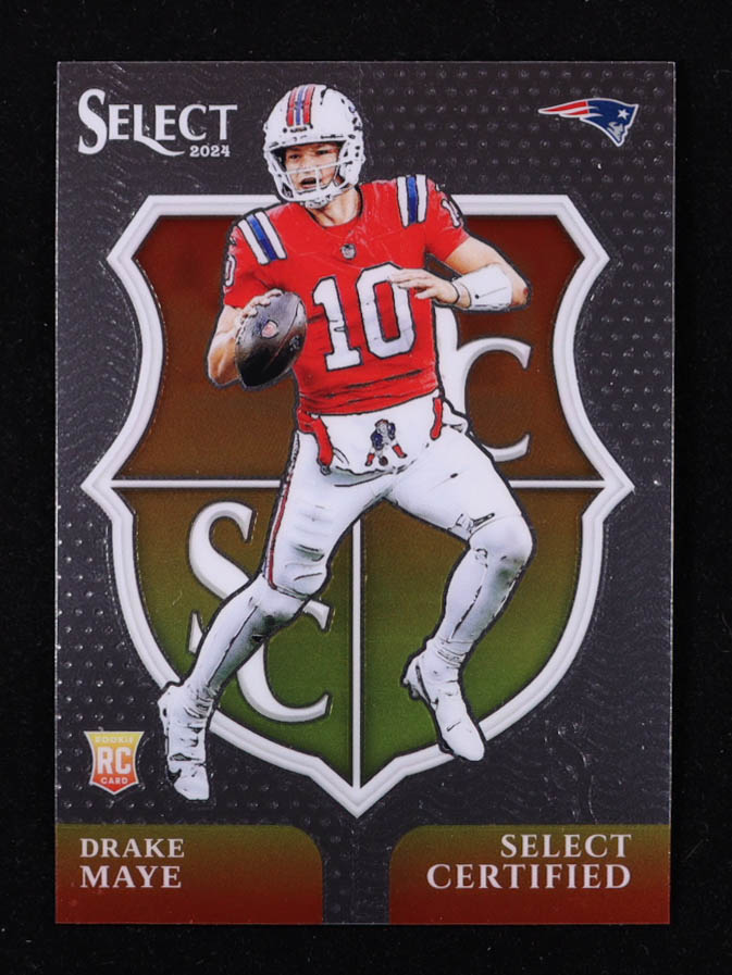 Drake Maye 2024 Select Select Certified Rookies #3 RC at PristineAuction.com Drake Maye 2024 Select Select Certified Rookies #3 RC at PristineAuction.com