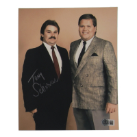 Tony Schiavone Signed 8x10 Photo (Beckett) at PristineAuction.com