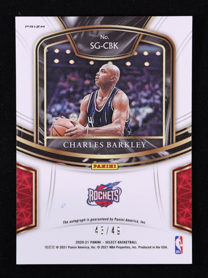 Charles Barkley 2020-21 Select Signatures #8 #43/49 at PristineAuction.com Charles Barkley 2020-21 Select Signatures #8 #43/49 at PristineAuction.com