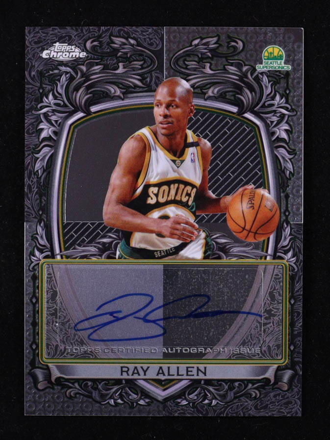 Ray Allen 2025-26 Topps Chrome Signature Style #SSRA at PristineAuction.com Ray Allen 2025-26 Topps Chrome Signature Style #SSRA at PristineAuction.com