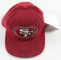 Jerry Rice, Eddie DeBartolo, & Brent Jones Signed 49ers Adjustable Hat (JSA) at PristineAuction.com