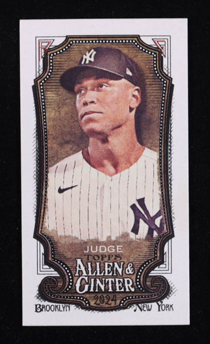 Aaron Judge 2024 Topps Allen and Ginter Mini #86 at PristineAuction.com Aaron Judge 2024 Topps Allen and Ginter Mini #86 at PristineAuction.com