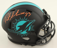 Patrick Surtain Sr. Signed Dolphins Eclipse Alternate Speed Mini Helmet (JSA) at PristineAuction.com