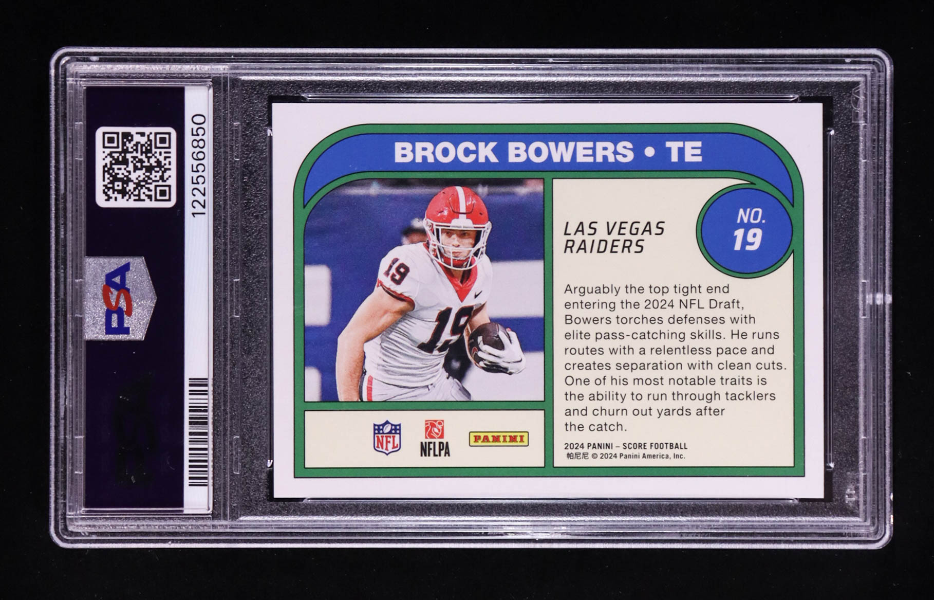 Brock Bowers 2024 Score Protential #19 RC (PSA 10) at PristineAuction.com Brock Bowers 2024 Score Protential #19 RC (PSA 10) at PristineAuction.com