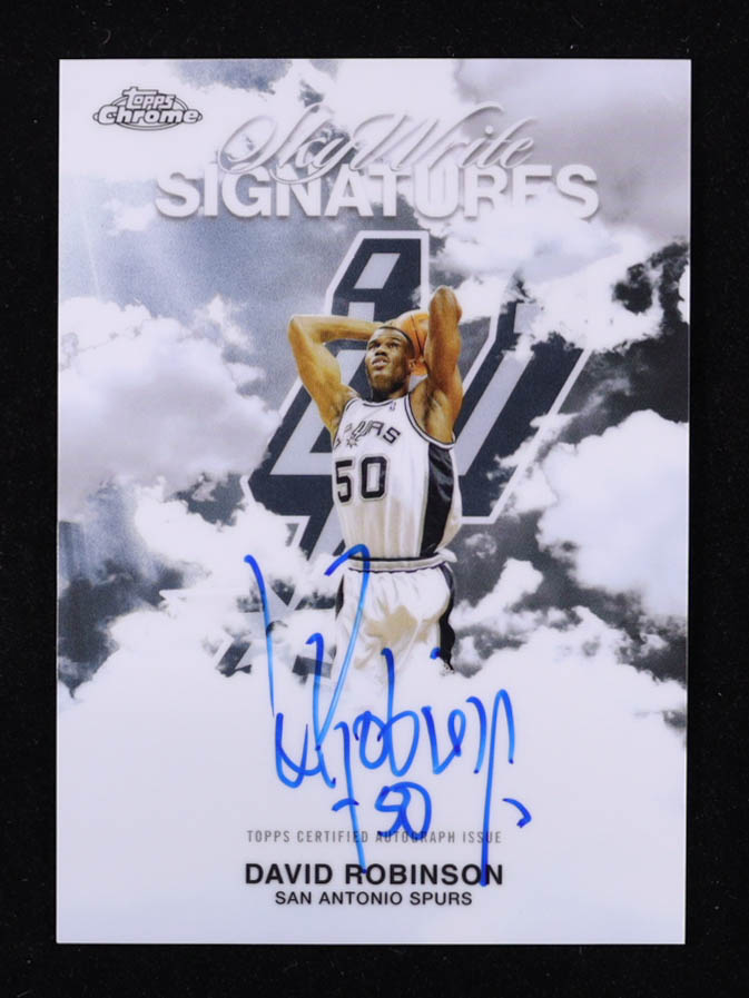 David Robinson 2025-26 Topps Chrome Sky Write Autographs #SWSDR at PristineAuction.com David Robinson 2025-26 Topps Chrome Sky Write Autographs #SWSDR at PristineAuction.com