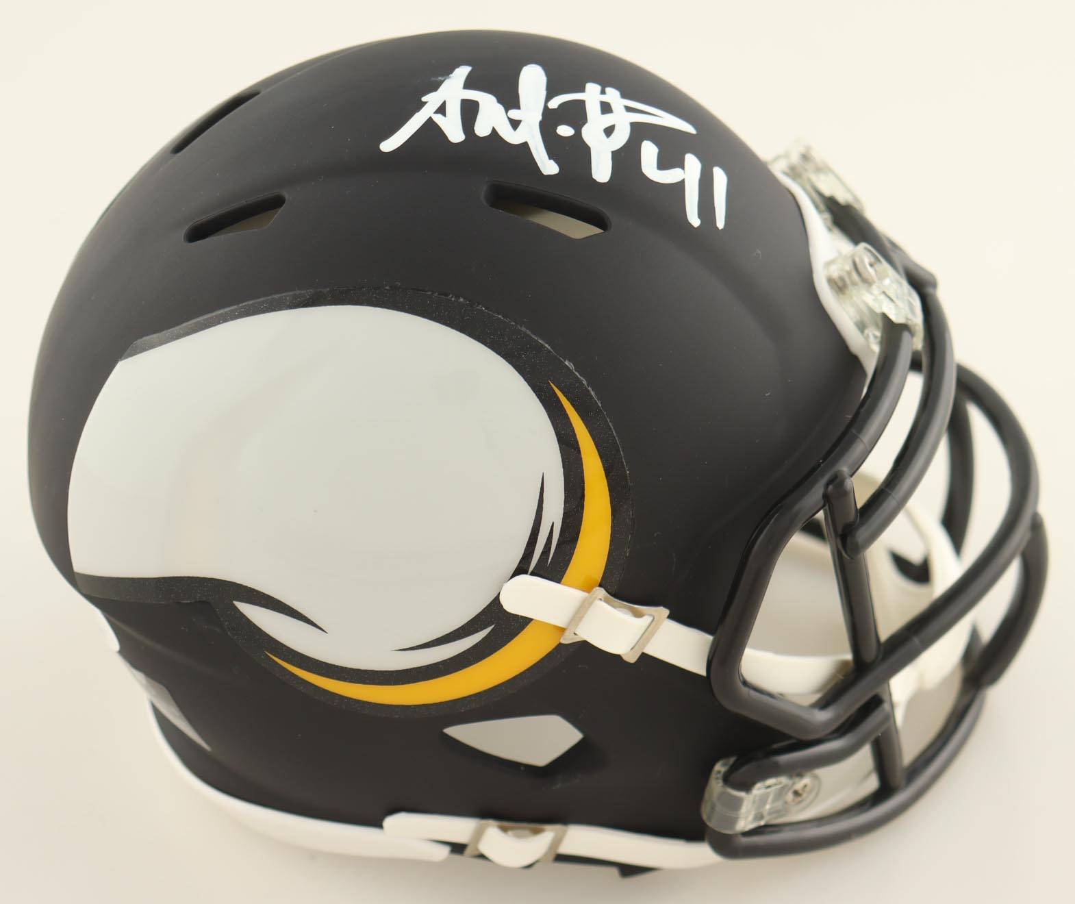 Anthony Harris Signed Vikings AMP Alternate Speed Mini Helmet (JSA) at PristineAuction.com Anthony Harris Signed Vikings AMP Alternate Speed Mini Helmet (JSA) at PristineAuction.com