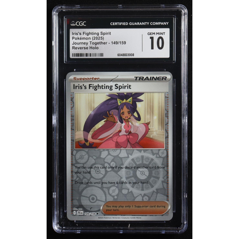 Iris's Fighting Spirit 2025 Pokemon Journey Together #149 (CGC 10) at PristineAuction.com