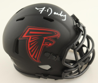 Frank Darby Signed Falcons Eclipse Alternate Speed Mini Helmet (JSA) at PristineAuction.com