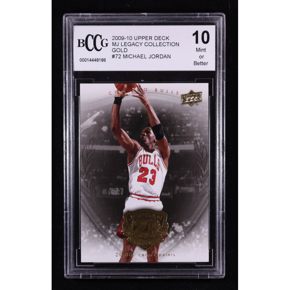 Michael Jordan 2009-10 Upper Deck MJ Legacy Collection Gold #72 (BCCG 10) at PristineAuction.com