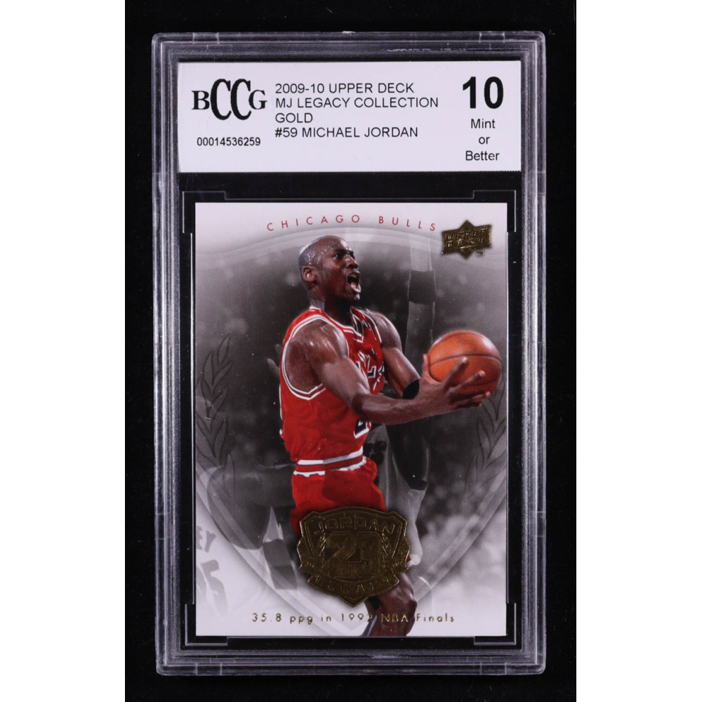 Michael Jordan 2009-10 Upper Deck MJ Legacy Collection Gold #59 (BCCG 10) at PristineAuction.com