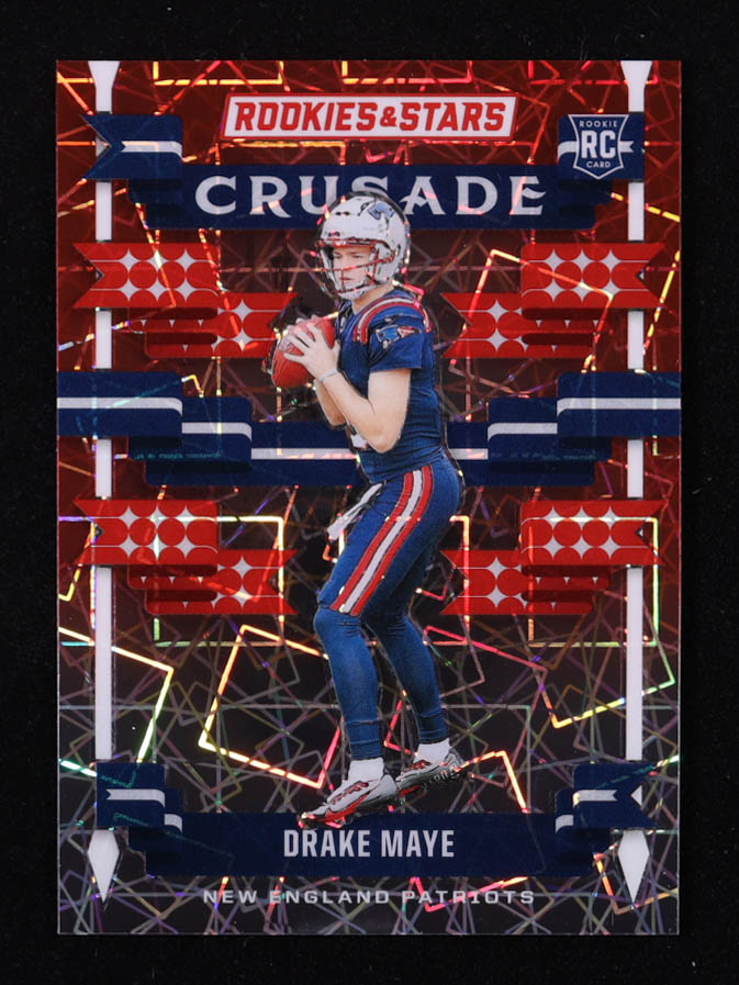 Drake Maye 2024 Rookies and Stars Crusade Longevity #22 RC at PristineAuction.com Drake Maye 2024 Rookies and Stars Crusade Longevity #22 RC at PristineAuction.com