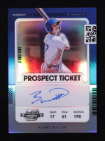 Bobby Witt Jr. 2021 Panini Contenders Optic Prospect Ticket Autographs #6 RC at PristineAuction.com