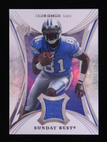 Calvin Johnson 2007 Upper Deck Trilogy Sunday Best Jersey Silver #CJ RC #136/199 at PristineAuction.com