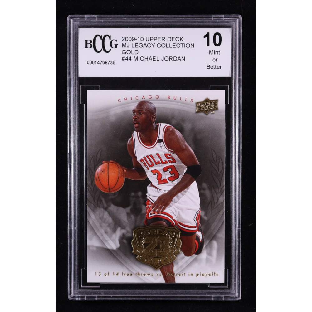 Michael Jordan 2009-10 Upper Deck MJ Legacy Collection Gold #44 (BCCG 10) at PristineAuction.com