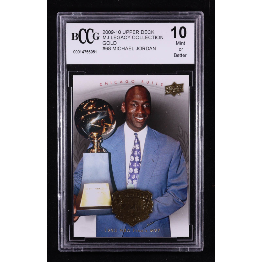 Michael Jordan 2009-10 Upper Deck MJ Legacy Collection Gold #68 (BCCG 10) at PristineAuction.com