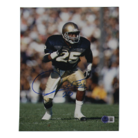 Raghib "Rocket" Ismail Signed Notre Dame Fighting Irish 8x10 Photo (Beckett) at PristineAuction.com