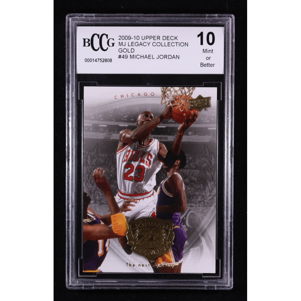 Michael Jordan 2009-10 Upper Deck MJ Legacy Collection Gold #49 (BCCG 10) at PristineAuction.com