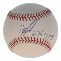 Dwight "Doc" Gooden Signed OML Baseball Inscribed "85 NL Cy Young" (Beckett) at PristineAuction.com