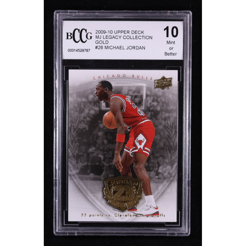 Michael Jordan 2009-10 Upper Deck MJ Legacy Collection Gold #26 (BCCG 10) at PristineAuction.com