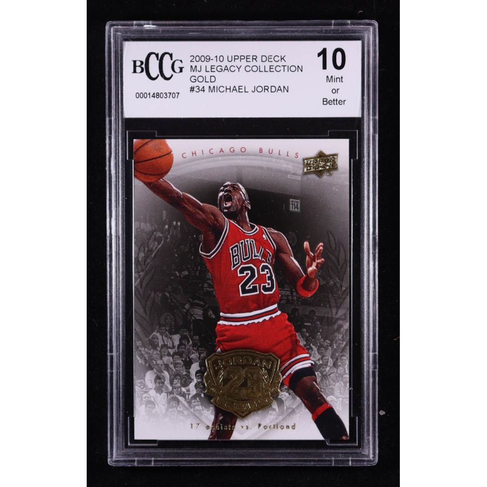 Michael Jordan 2009-10 Upper Deck MJ Legacy Collection Gold #34 (BCCG 10) at PristineAuction.com