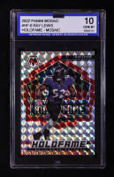 Ray Lewis 2022 Panini Mosaic HoloFame Mosaic #6 (ISA 10) at PristineAuction.com
