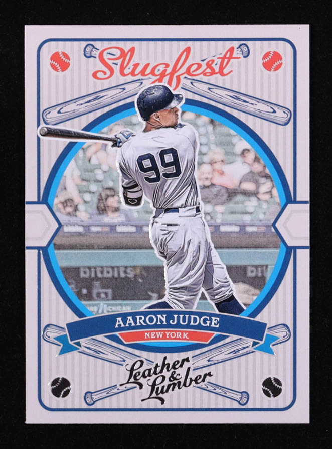 Aaron Judge 2019 Panini Leather and Lumber Slugfest #15 at PristineAuction.com Aaron Judge 2019 Panini Leather and Lumber Slugfest #15 at PristineAuction.com