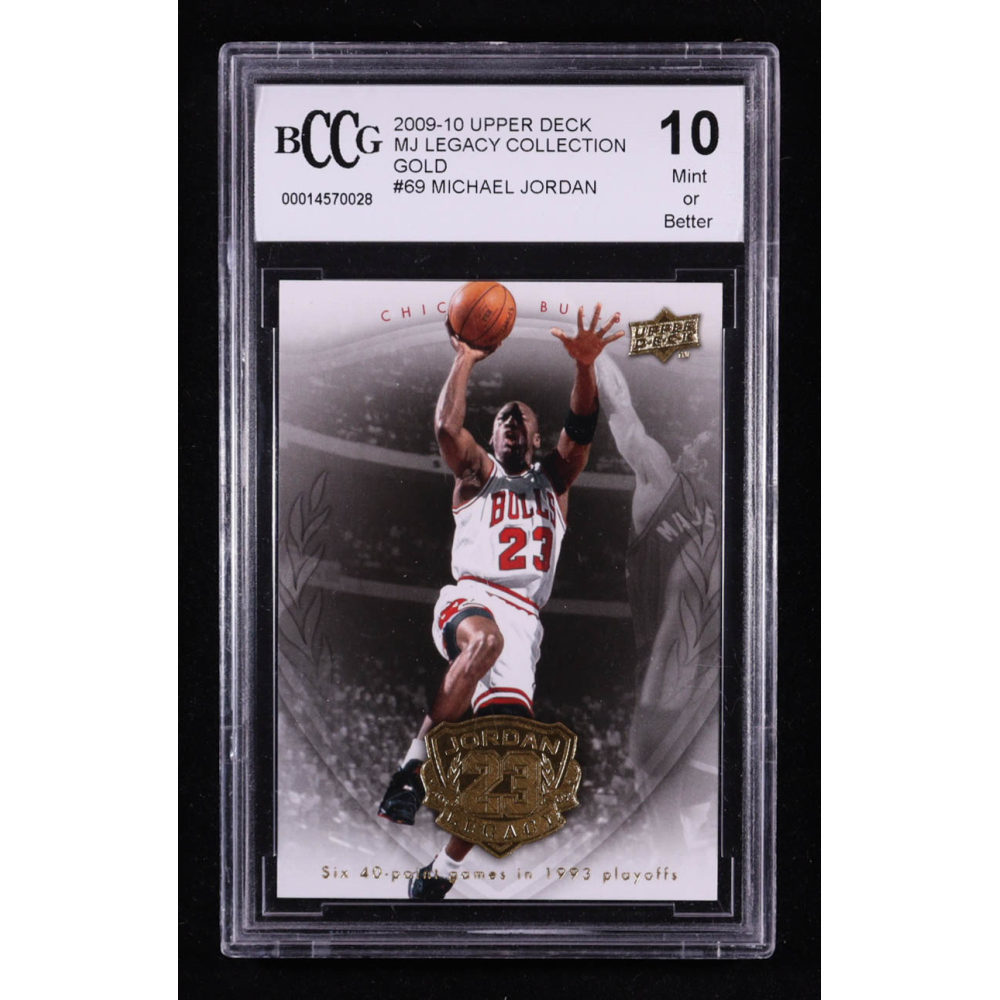 Michael Jordan 2009-10 Upper Deck MJ Legacy Collection Gold #69 (BCCG 10) at PristineAuction.com