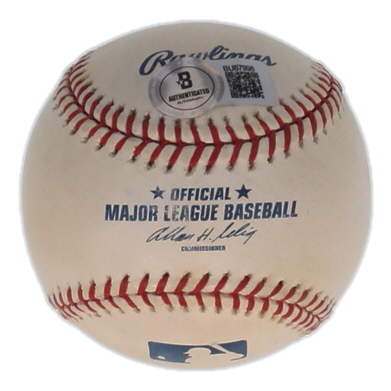 Jim "Mudcat" Grant Signed ONL Baseball (Beckett) at PristineAuction.com Jim "Mudcat" Grant Signed ONL Baseball (Beckett) at PristineAuction.com