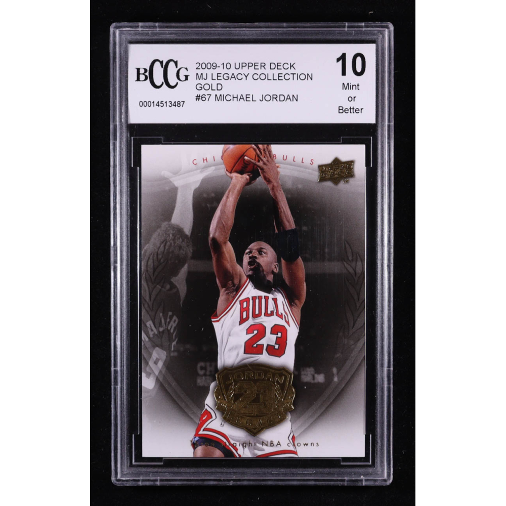 Michael Jordan 2009-10 Upper Deck MJ Legacy Collection Gold #67 (BCCG 10) at PristineAuction.com