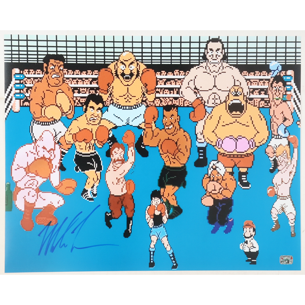 Mike Tyson Signed "Punch-Out!!" Nintendo Video Game 16x20 Photo (Tyson) at PristineAuction.com